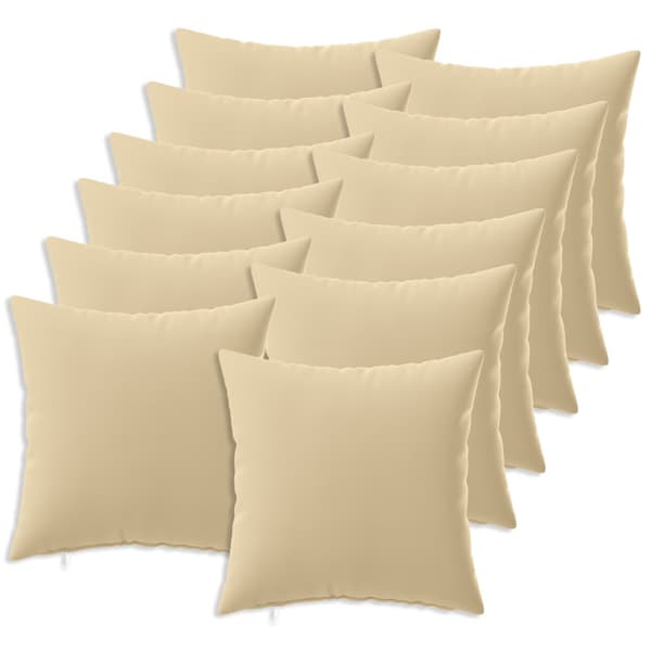 Kudde med kudde HEERLEN 12 st Beige Polyester