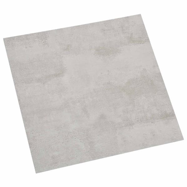 Golvplankor 55 pcs Ljusgrå 5,11 m² PVC