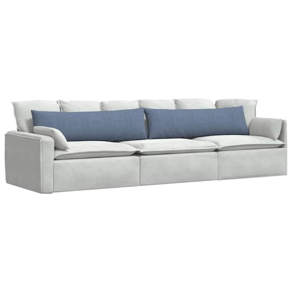 Sofakuddar 2 pcs Blå 145 x 40 cm Kordread tyg