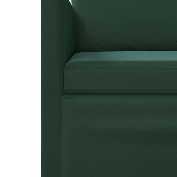 3-sitssoffa Mörkgrön 190 x 81 x 82 cm Sammet (V)