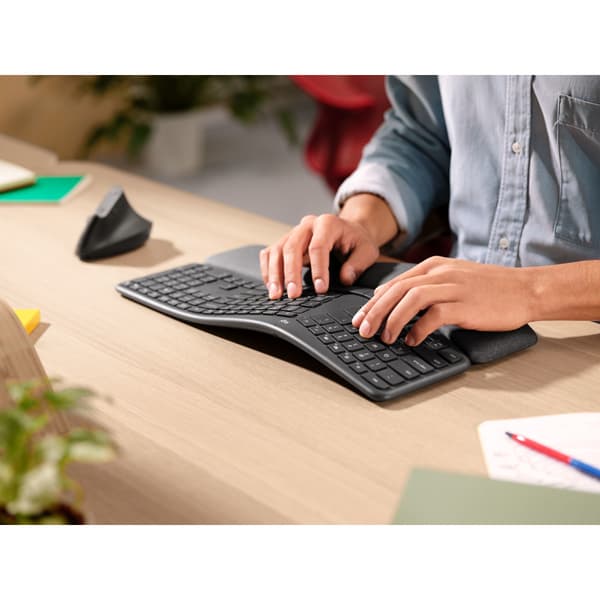 Logitech K860 for Business tangentbord Bluetooth Nordic grafit