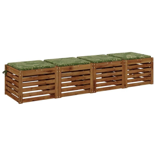 4-delade Sittdynor SOEST 4 st 100% Polyester Bladdesign