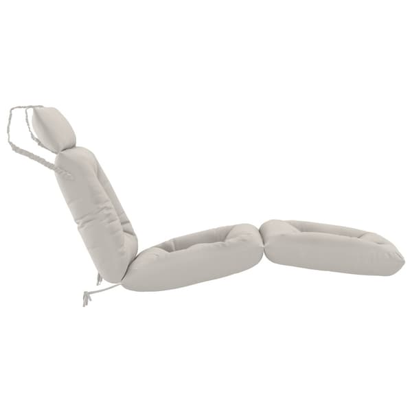 Solstol Kudde VIANEN 100% Polyester Vit 200 x 60 x 8 cm