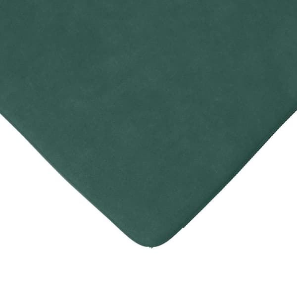 Sittkuddar 4 pcs Mörkgrön 40 x 40 x 3 cm Sammet