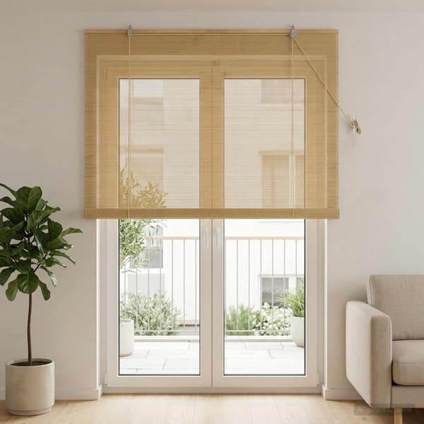 Rullgardin Naturlig 150 x 220 cm Bambu