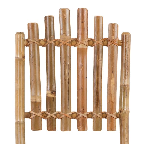 Fällbart trädgårdsdining set 3 st Naturlig Bambu