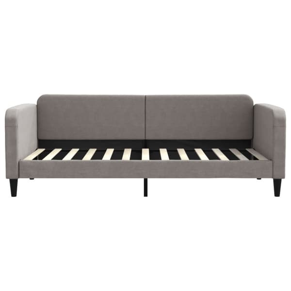 Dagbädd utdragbar taupe 90x200 cm tyg