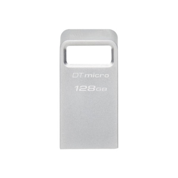 Kingston DataTraveler Micro - USB flash-enhet - 128 GB Silver