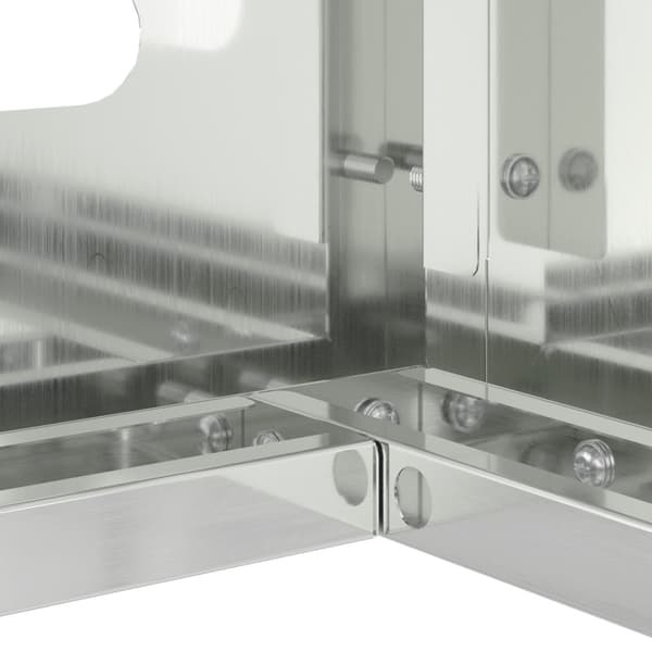 Täckning för Luftkonditionering Silver 110 x 50 x 105 cm