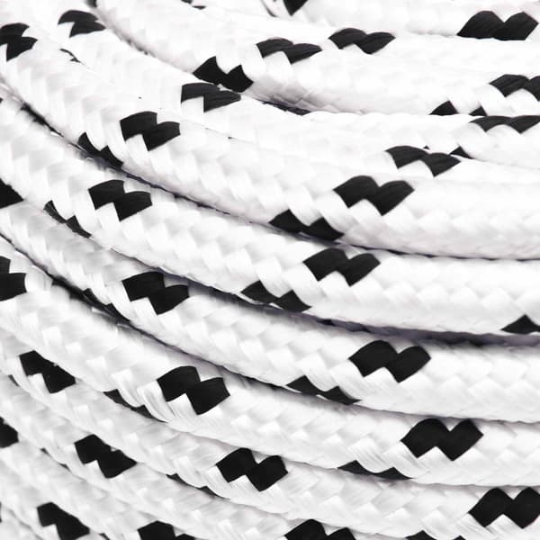 Mångsidigt bruksrep 10 mm 25 m Vit Polyester