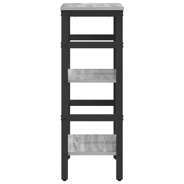 Hyllsystem Grå Sonoma 40 x 29,5 x 81 cm Konstruerat trä