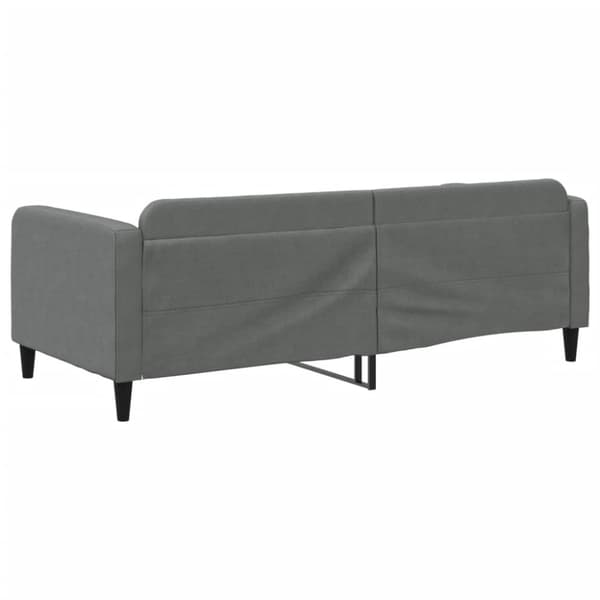 Dagbädd mörkgrå 90x200 cm tyg