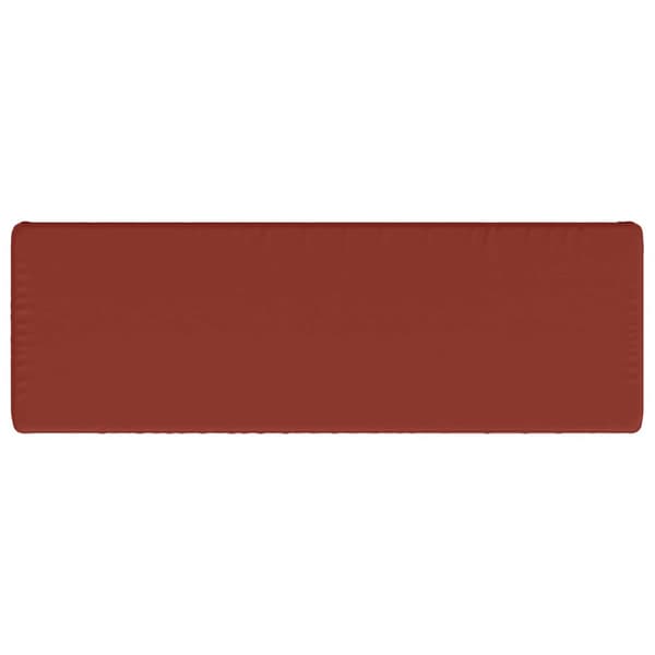 1-delad Bänk Kudde VUGHT 100% Polyester Röd 150 x 50 x 5 cm