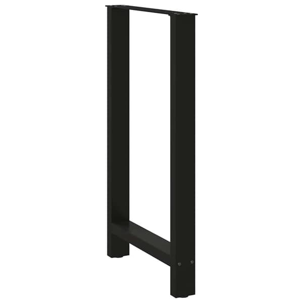 Barbordsben svarta 2 st 60x(100-101) cm stål