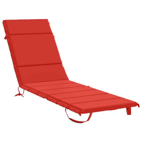 Solstol Kudde GEMERT 100% Polyester Röd 200 x 50 x 3 cm