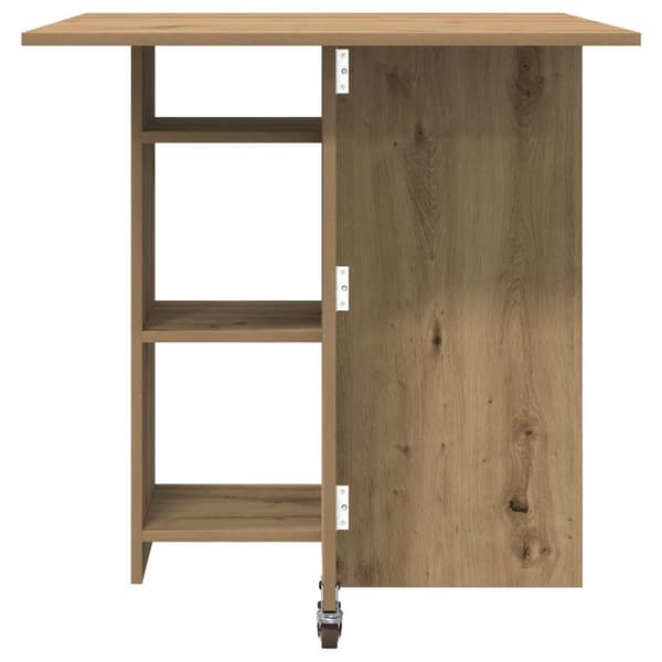 Matbord 115 x 70 x 75 cm Konstruerat trä Artisan-ek Rektangulär