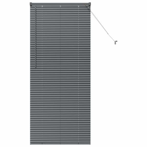 Persienner Mörkgrå 175 x 80 cm Aluminium