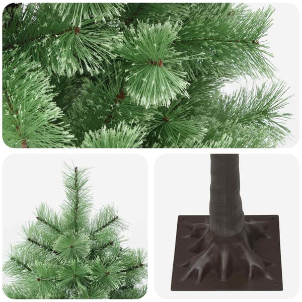 Plast Hingad Julgran 180 cm PVC och metall Grön
