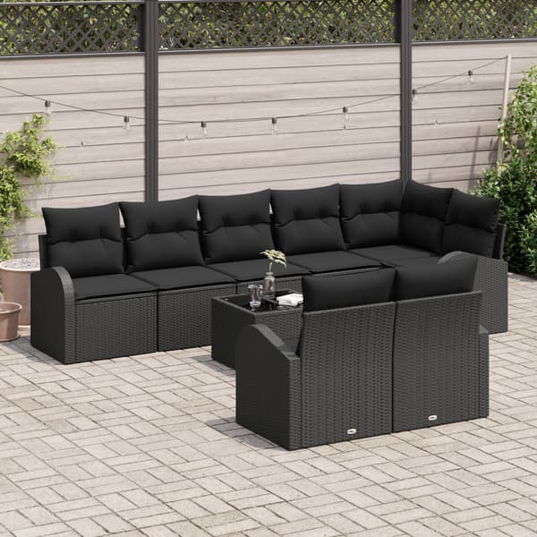 Trädgårdsoffset 9 pcs konstrotting
