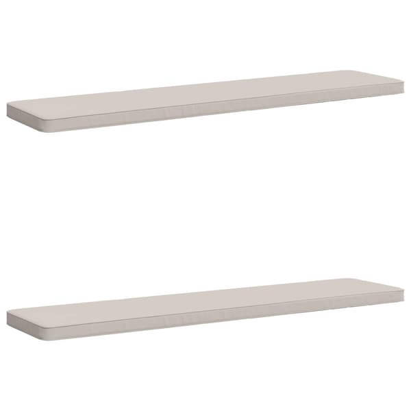 2-delade Bänk Kuddar VUGHT 2 st 100% Polyester Vit