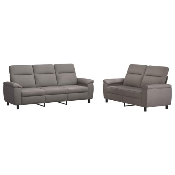 Soffset 2 st Taupe Tyg