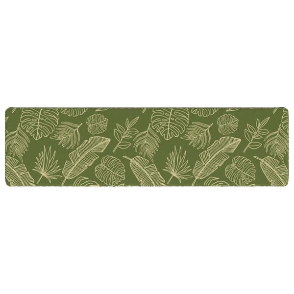 1-delad Bänk Kudde VUGHT 100% Polyester Bladdesign