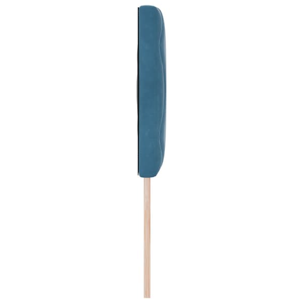 Huvudgavel Mörkblå 144 cm Sammet