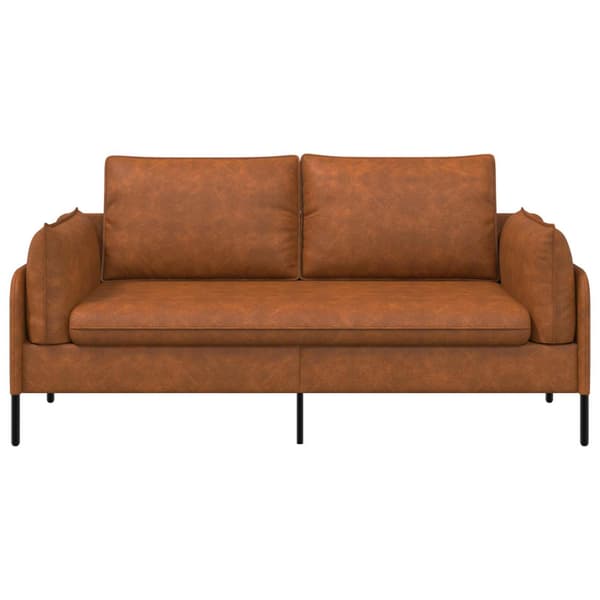 2-sits soffa Brun 188 x 81 x 89 cm Konstläder
