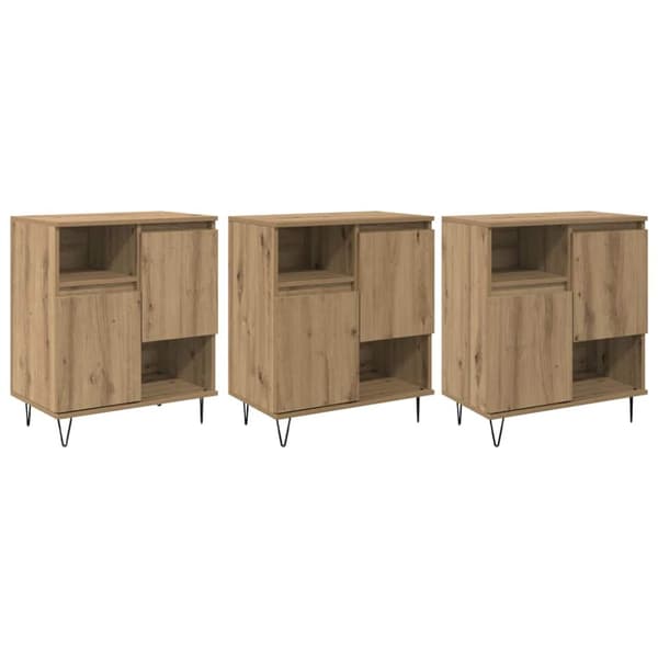 Sideboard 3 pcs Artisan Ek 60 x 35 x 70 cm