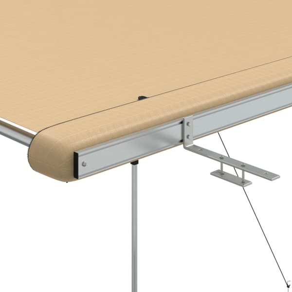 Husvagnsmarkis 1,8x2x2,15 m beige