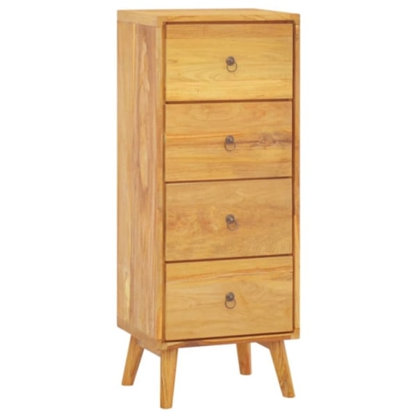 Byrå 40x30x100 cm massiv teak