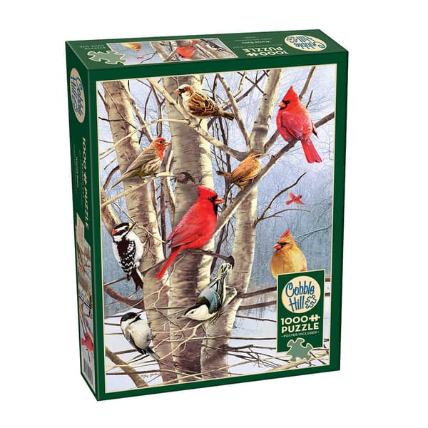 Winter Birds, Pussel, 1000 bitar, Cobble Hill