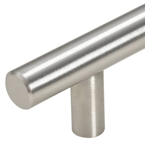 Skåphandtag 10 st silver 128 mm rostfritt stål