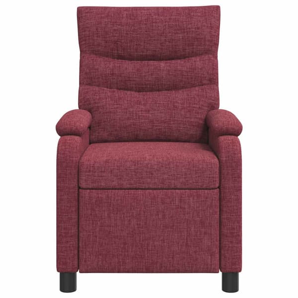 Recliner Vinröd Tyg