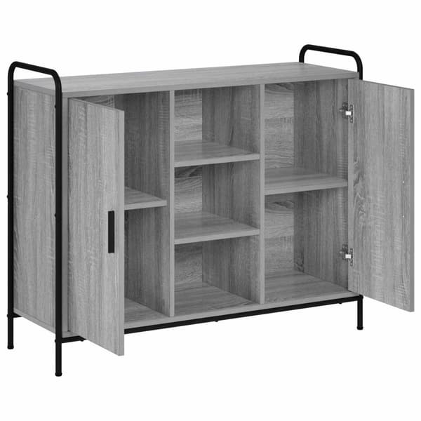 Sideboard Grå Sonoma 97 x 33 x 81 cm Konstruerat trä