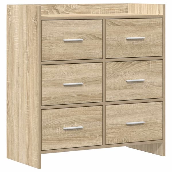 Sideboard Sonoma-ek 75 x 33 x 80 cm Konstruerat trä