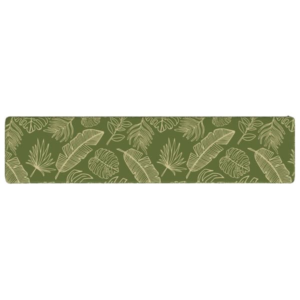 1-delad Bänk Kudde VUGHT 100% Polyester Bladdesign