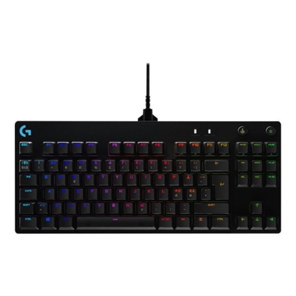 Logitech G Pro Mechanical Gaming Keyboard - tangentbord - hela norden - svart Inmatningsenhet