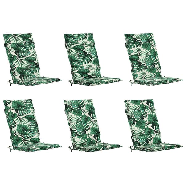 6-delade Höga Ryggstolsdynor GEMERT 6 st 100% Polyester