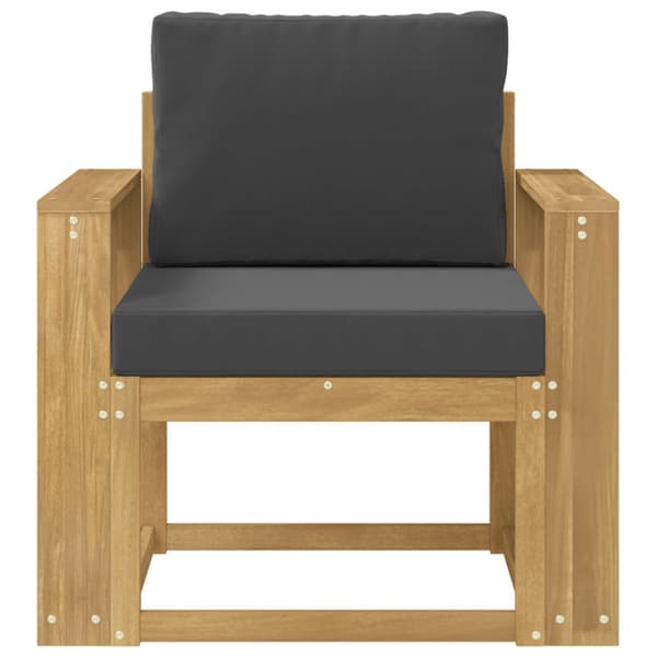 2 Stycke Utomhussoffset Polyester Vit och Antracit