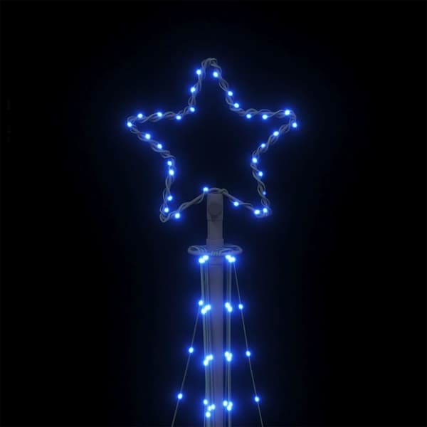 LED julgran 447 LED blå 250 cm