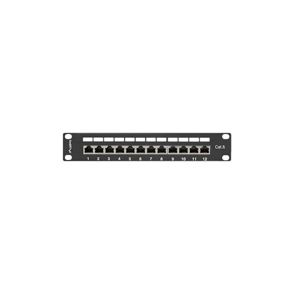 Lanberg PPF6-9012-B - patch-panel - 1U - 10"