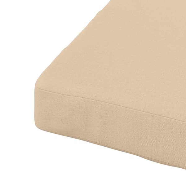 4-delade Sittdynor VUGHT 4 st 100% Polyester Gräddvit