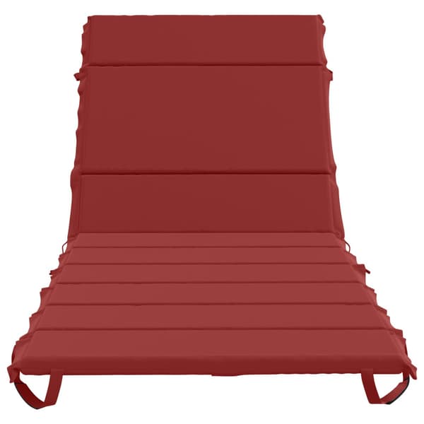 Solstol Kudde GEMERT 100% Polyester Vinröd 200 x 90 x 3 cm