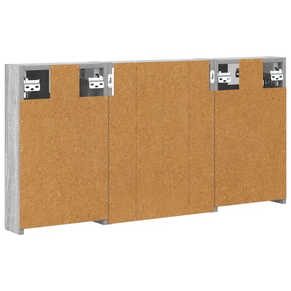 Badrumsskåpsset 3 st 100 x 10,5 x 50 cm Konstruerat trä