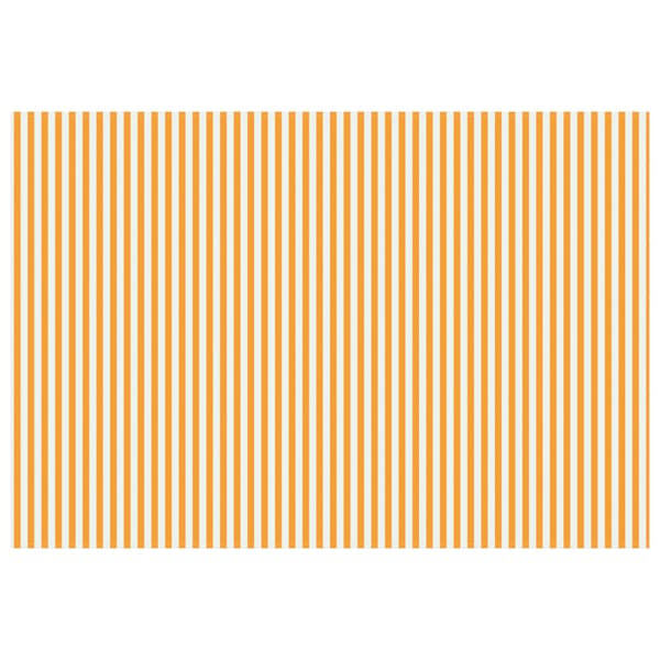 Markisväv Gul och Vit 350 x 250 cm Polyester