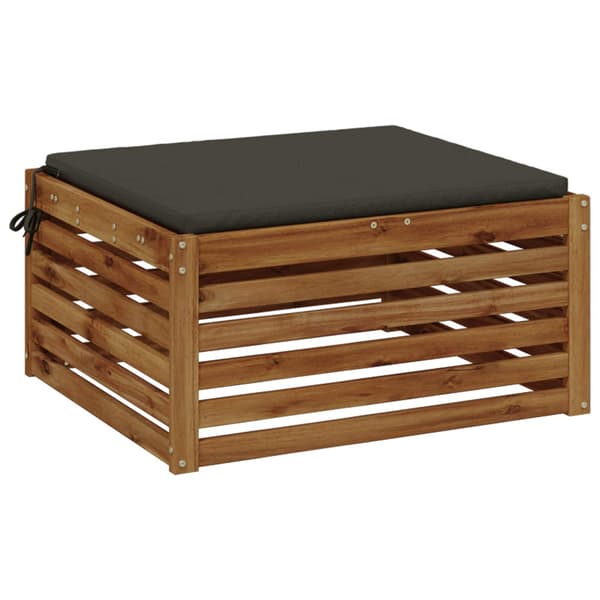 1-delad Sittdyna SOEST 100% Polyester Antracit 80 x 80 x 3 cm