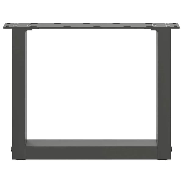 Soffbordsben U-formade 2 st antracit 40x(30-31) cm stål