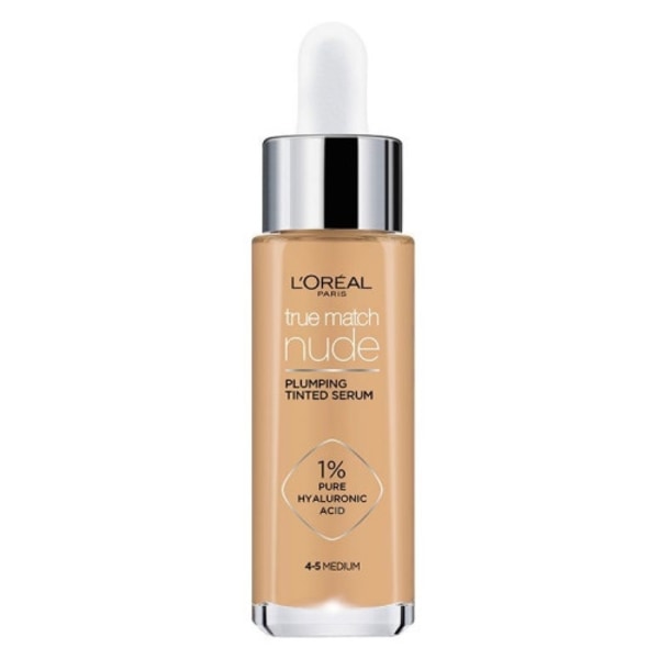 L'Oréal - True Match Nude Plumping Tinted Serum - Medium 4-5