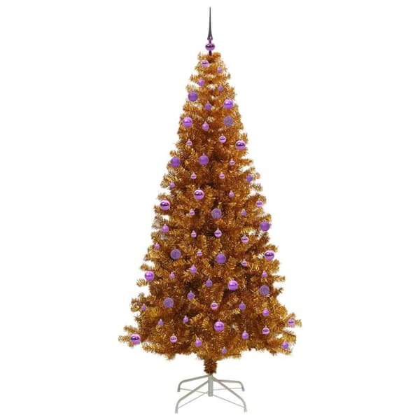 Julgran Guld 210 cm PET